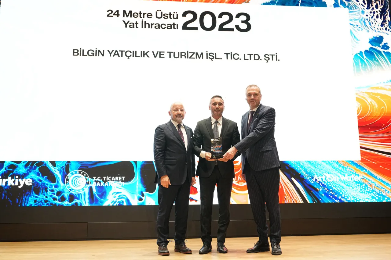 BILGIN YACHTS HONORED AS TURKIYE’S LEADING YACHT EXPORTER