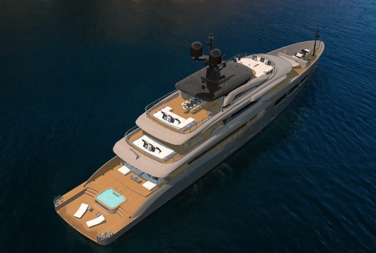 BILGIN SELLS SECOND 53M, HULL NB90 WITH EDMISTON