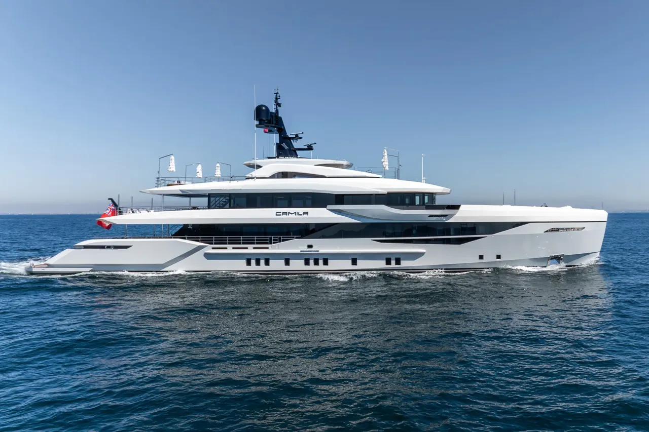 AN EXCLUSIVE FIRST LOOK AT M/Y CAMILA IN MONACO