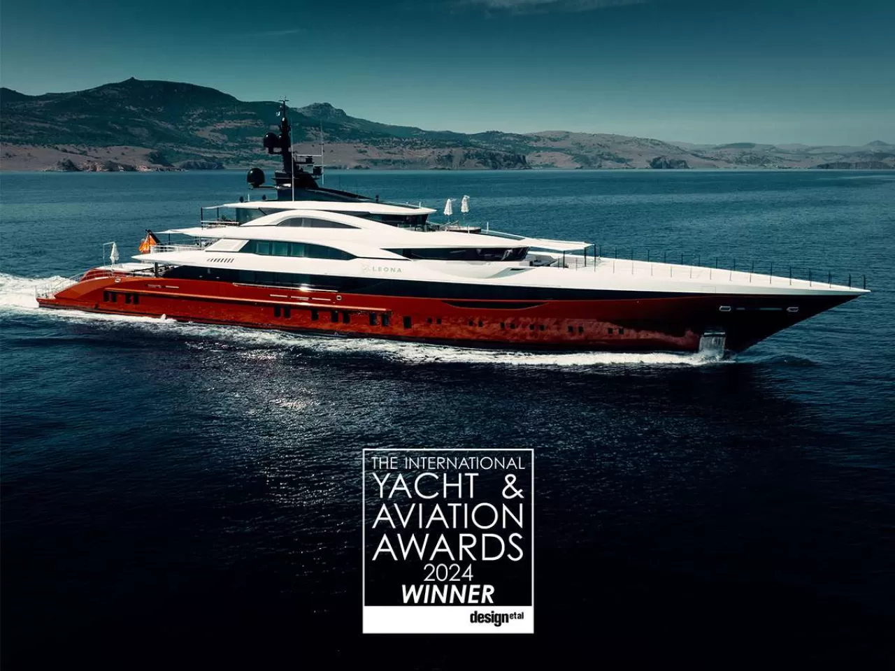 Leona Shines at Cannes: Wins Motor Yacht Over 60 Metres Award