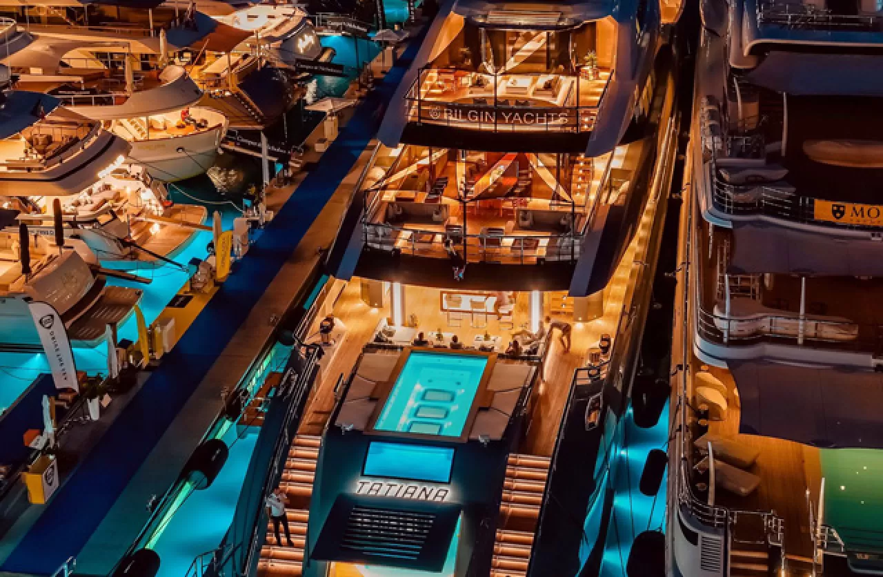 THE LARGEST BILGIN YACHT TATIANA IN MONACO